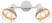 Rivoli Anselma 7034-702 spot wall and ceiling lamp 2 x E14 40 W rotary