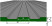 Anti-slip rubber grooved floor covering "wide rib" width 150 cm, length 10 m, black