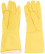 Latex gloves (with internal coating), size M