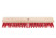 Profi wooden outdoor brush, stiff bristles, threaded hole at an angle, 5-row, 500x65 mm