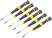 CrV precision screwdrivers, 6 pcs., PH/SL, plastic case