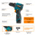Cordless drill-screwdriver BORT BAB-16-BLK (2x2Ah+battery)