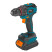 Cordless drill-screwdriver BORT BAB-21S (2x2Ah+battery)