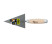 ON Trowel-cutting, powder coating, wooden handle, 280*100 mm