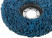 Polymer stripping disc 125 mm, blue, medium hardness