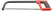 300 mm metal hacksaw, plastic rubberized handle