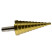 Step drill bit 4-25mm, HSS, pitch 2mm, CHEGLOCK (20/120)