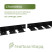 Plastic curb Staff 2000*45mm Geoplastboard set of 10 pieces + 60 stakes, black