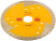 Diamond cutting disc, segmented with protective sectors CUTOP Profi Plus, 125 x 2.4 x 8.3 x 22.2 mm