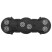 KUP ERA Installation Box-3-70-45 black 3-seater 212x70x45mm for hollow walls self-tapping screws metal feet IP20
