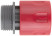 Plastic connector, 3/4" external thread