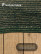 Facade shading grid 55%, 4x10m for greenhouses, fences, plants, from the sun, for the garden, for the canopy color green