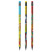 Pencil b/g Berlingo "Hype" HB, ebony, round, sharpened, with eraser, assorted