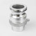 Camlock type F-150 1 1/2" (38 mm), aluminum, 1 piece