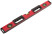 The Bison level", 3 eyes, red case, magnetic stripe, handles, 600 mm scale