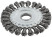 Straight disc corkscrew, seat diameter 22.2 mm, 125 mm twisted steel wire