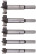 Wood cutters (Forstner drills), reinforced 60# steel, 5 pcs., 15/20/25/30/35 mm