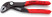 KNIPEX COBRA® клещи переставные с фиксатором, 27 мм (1"), под ключ 27 мм, L-125 мм, серые, 1-к ручки