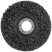 Диск зачистной полимерный, черный, посадочный диаметр 22,2 мм, 115 мм