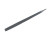 Напильник трехгранный L300 №2 (2821-0077) TORNERI Т021540