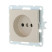 Socket without s/c, with blinds (beige) LK60