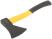 Axe forged reinforced steel, reinforced fiberglass handle 800 gr.