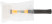 Киянка резиновая белая, фиберглассовая ручка 45 мм (230 гр)