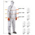 Protective jumpsuit Jeta Safety JPC600, 55% polyethylene, 45% polypropylene, density 55g/m2, (L) - 1 pc.