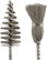 A set of brushes for cleaning the holes and seats of fuel injectors 2pr (Avtodor) 41046