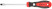 Screwdriver "Trend", CrV steel, rubberized handle 5x100 mm SL