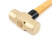 Кувалда 6,4 кг AlCu рукоятка дерево гикори искробезопасная 191G-1032, HORTZ