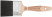 The brush is fluted, thick. 16 mm, 70% PBT/30% black natural. bristles, stainless steel crimp, width 70 mm