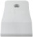 White rubber spatula 40 mm
