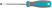 Screwdriver, CrV steel, rubberized handle SL5 x 100 mm
