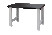 Heavy duty workbench, metal table top with 4 legs orange 1800 x 750 x 1030 mm