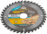 Circular saw blade for wood 185 x 30 x 40T + 2 rings: 30/20 and 20/16 mm