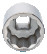 3/4" End head 12-sided, 1.13/16
