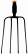 Hay pitchforks with a wooden handle 1200 mm VSCH1
