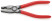 Pliers comb., cut: provol. cf. Ø 3.4 mm, solid. Ø 2.2 mm, cable Ø 12 mm (16 mm2), L-180 mm, black, 1-k handles