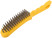 Корщетка стальная, желтая пластиковая ручка, 275 мм, 6-ти рядная