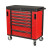 Tool trolley 7 sections red with two side drawers JTC