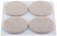 Furniture linings self-adhesive round 34 mm, 4 pcs., felt