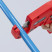 Pipe cutter-scissors for plastic pipes (including insulating ones) Ø 6 -35 mm, L-185 mm