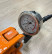 Hydraulic hand pump RNG-7004M (pressure gauge, 700 bar, 0.4 L, RVD 1.8 m) MALIEN