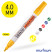 Marker paint MunHwa "Industrial" yellow, 4mm, nitro base, for industrial use