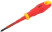 Insulated screwdriver 1000 V, CrV steel, rubberized handle 4.5x80 mm PH1