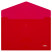 Envelope folder on the button STAMM A4, 180mkm, plastic, opaque, red