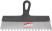 Шпатель фасадный нержавеющий зубчатый 350 мм / зуб 10 мм