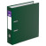 Folder-recorder Berlingo "Mega Top", 70 mm, bumvinyl, with carm. on the spine, the lower metal. edging, green
