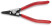 Forceps for external locking rings, straight. sponges, posad. size Ø 14 - 18 mm, tip Ø 2.3 mm, L-140 mm, black, 1-k handles